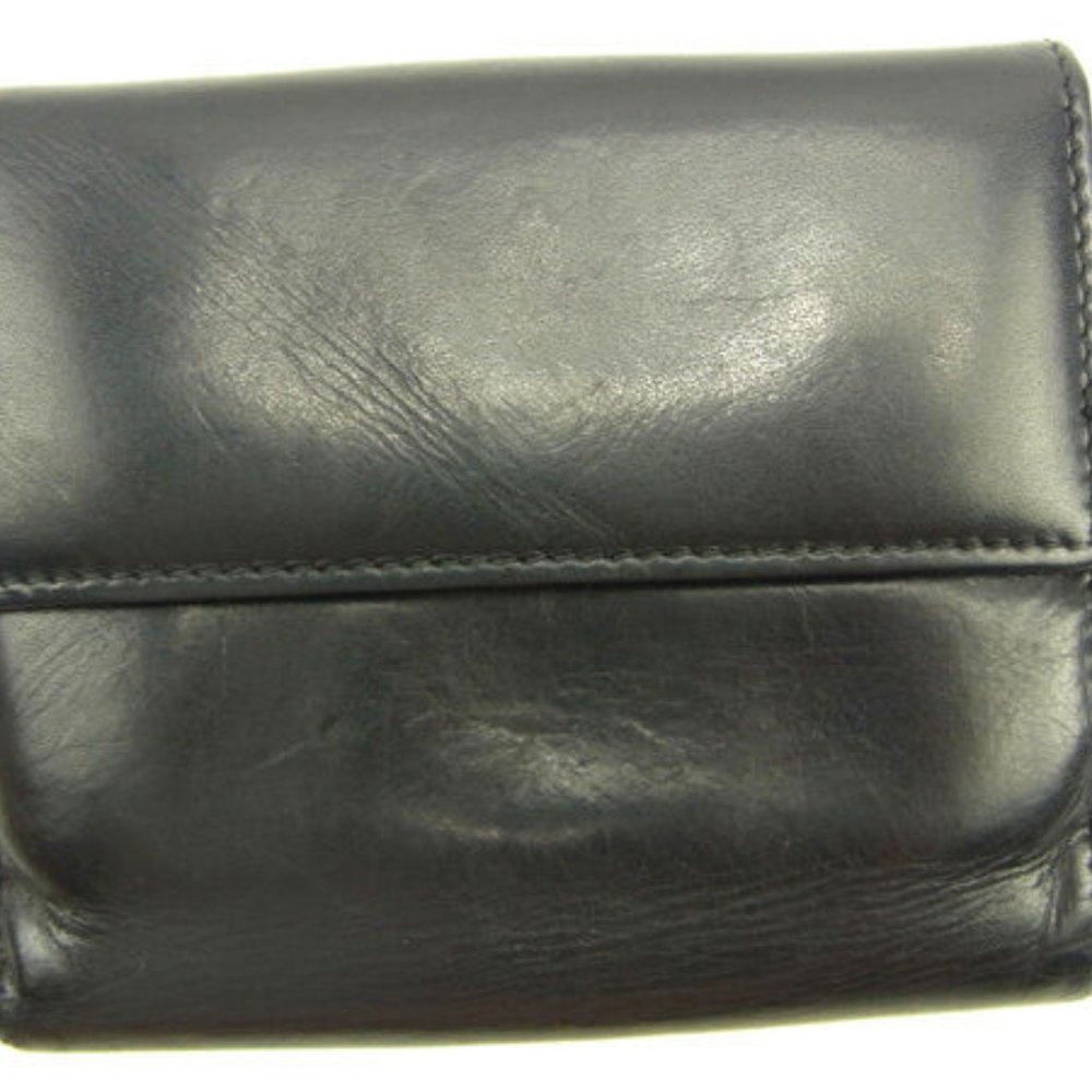 AUTH Gucci Wallet Purse Folding wallet Black Woman - Picture 2 of 6